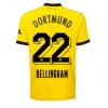 Herr Borussia Dortmund BVB matchtröjor Hemmatröja Fotbollströjor Kortärmad Jude Bellingham 22