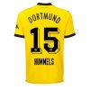 Herr Borussia Dortmund BVB matchtröjor Hemmatröja Fotbollströjor Kortärmad Mats HUMMELS 15