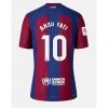 Herr Matchtröjor Fotboll FC Barcelona Hemma tröja 2023-24 Kortärmad Ansu Fati 10