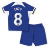 Billiga Fotbollströjor barn Chelsea Hemmatröja 2023-24 med tryck Enzo Fernandez 8