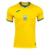 Ukraina Hemmatröja EM 2024 för Euro 2024 gul Matchställ