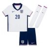 Barn Fotbolls Matchtröjor England Fotbollströja Hemmaställ EM 2024 Jarrod Bowen 20-1