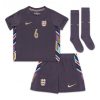 Fotbollskläder till baby England Bortatröja EM 2024 med tryck Marc Guehi 6-1