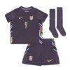 Köpa England Landslagströja Bortatröja EM 2024 med tryck Harry Kane 9-1